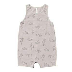 Rylee and cru shark jumpsuit 0/3m shark